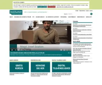 Ibos.dk(Instituttet for Blinde og Svagsynede) Screenshot
