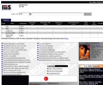 Ibosnetwork.com(The most comprehensive site on the Indian Box Office) Screenshot