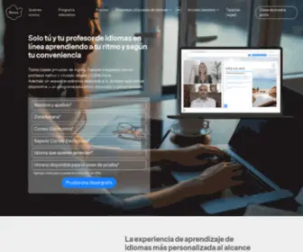 Iboux.es(Clases particulares de idiomas en línea) Screenshot