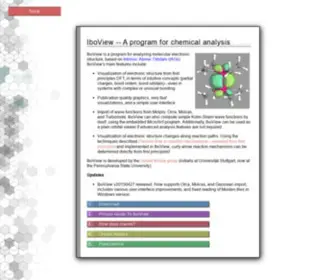 Iboview.org(A program for chemical analysis) Screenshot