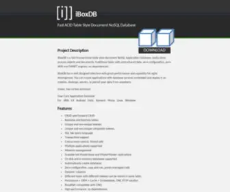 IboxDB.com(IBoxDB Pure Java .NET ACiD Embedded NoSQL Database) Screenshot