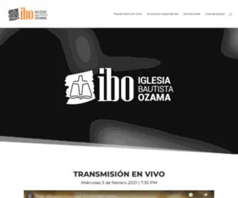 Ibozama.org(Iglesia Bautista Ozama) Screenshot
