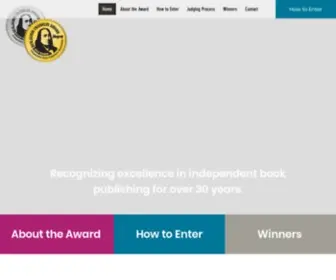 Ibpabenjaminfranklinaward.com(IBPA Book Award) Screenshot