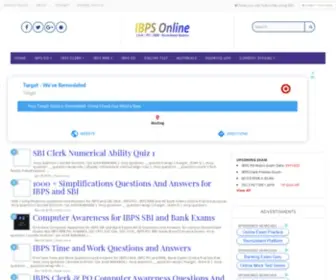 Ibpsonline.in(IBPS Online) Screenshot