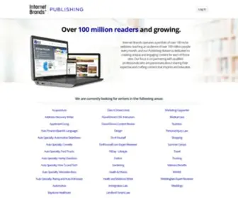 Ibpublishing.com(Internet Brands Publishing) Screenshot