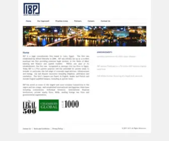 Ibrachy.com(I&P is an Egyptian law firm specialized in Arbitration) Screenshot