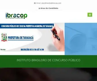 Ibracop.com.br(Instituto Brasileiro de Concursos Públicos) Screenshot