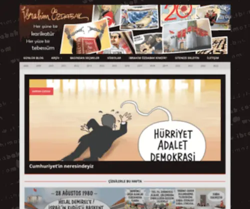 Ibrahimozdabak.com(Her güne bir karikatür) Screenshot