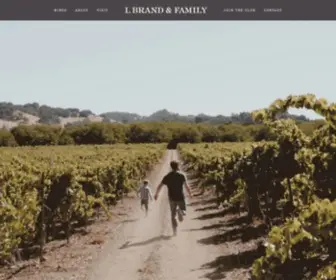 Ibrandwinery.com(Brand & Family) Screenshot