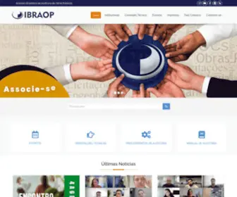 Ibraop.org.br(Instituto Brasileiro de Auditoria de Obras Públicas) Screenshot