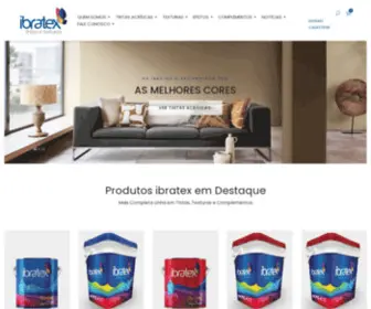 Ibratex.com.br(Tintas, Texturas e Complementos Ibratex) Screenshot