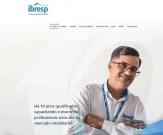 Ibresp.com.br(Curso de Corretor de Imóveis em São Paulo) Screenshot