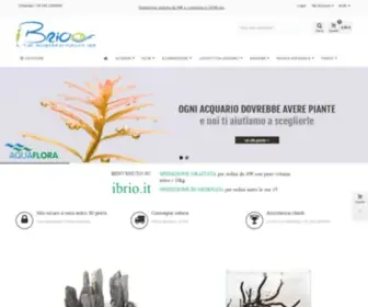 Ibrio.it(Negozio acquari online prodotti e accessori per acquariologia) Screenshot