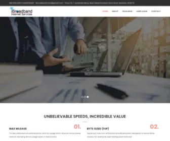 Ibroadband.in(IBroadband Internet Services) Screenshot