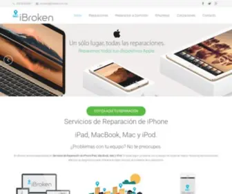 Ibroken.com.mx(Servicio de Reparación de iPhone) Screenshot