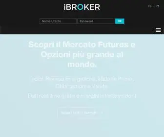 Ibroker.it(IBroker è Il broker online specialista in derivati) Screenshot
