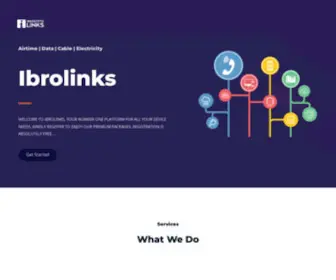 Ibrolinks.com(Airtime Data Services) Screenshot