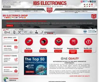 IBS-Elec.com(Electronic parts and components at IBS Electronics) Screenshot