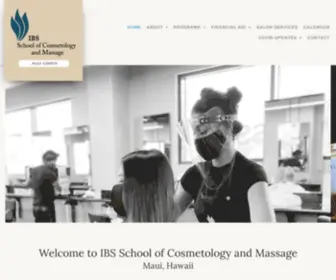 IBS-HI.com(IBS Maui School of Cosmetology and Massage) Screenshot