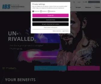 IBS-PPG.com(IBS Paper Performance Group) Screenshot