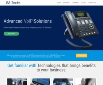 IBS-Techs.com(Your Voip Service Provider) Screenshot