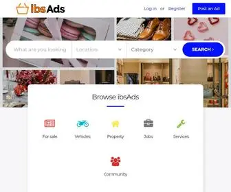 Ibsads.com(Classified Free Ads) Screenshot