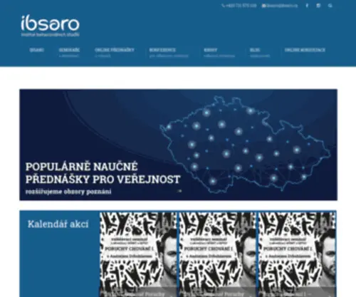 Ibsaro.cz(Institut behaviorálních studií s.r.o) Screenshot