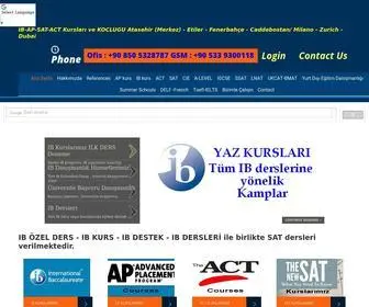 Ibsatturkey.com(IB Dershanesi Etiler) Screenshot