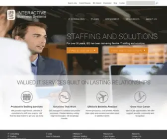 IBS.com(Interactive Business Systems) Screenshot