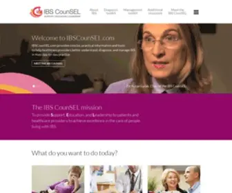 Ibscounsel.com(Educational resources for IBS patients and healthcare providers) Screenshot