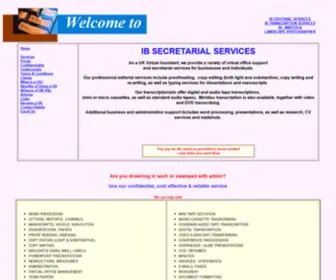 Ibsecretarialservices.co.uk(IB Secretarial Services) Screenshot