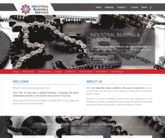 Ibshouston.com(INDUSTRIAL BEARING & SERVICES) Screenshot