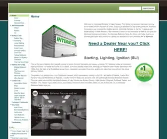 IBSLHC.com(Interstate Batteries) Screenshot