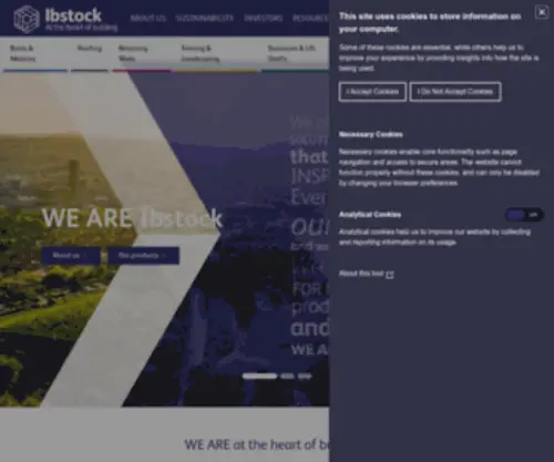 Ibstockplc.co.uk(Ibstock PLC) Screenshot