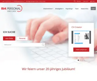 IBT-Personal.ch(IBT Personal) Screenshot