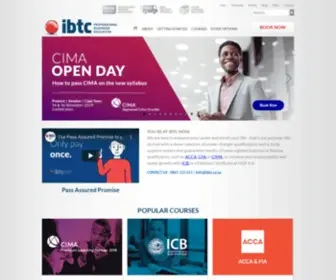 IBTC.co.za(Professional Business Education) Screenshot