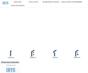 Ibte.edu.bn(Institute of Brunei Technical Education) Screenshot