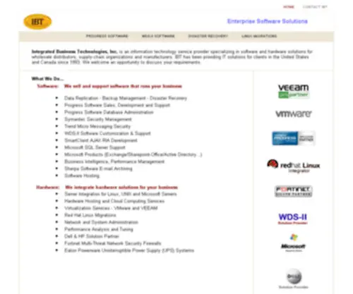 Ibtechs.com(Enterprise Software Solutions) Screenshot