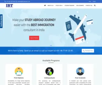 Ibtoverseas.com(Best Study Visa Consultants in Punjab) Screenshot