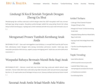 Ibudanbalita.net(Ibu dan Balita) Screenshot