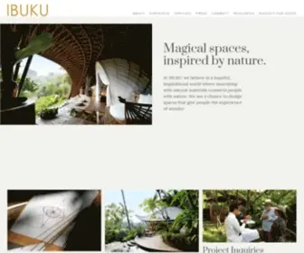 Ibuku.com(Sustainable Design and Architecture Firm in Bali) Screenshot