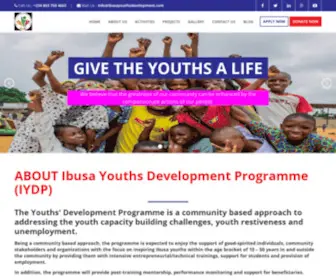 Ibusayouthsdevelopment.com(Ibusa) Screenshot