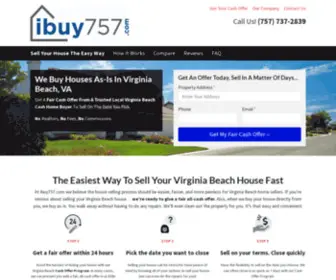 Ibuy757.com(Sell My House Fast Virginia Beach VA) Screenshot