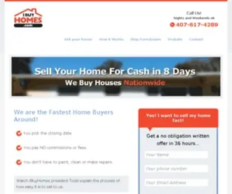 Ibuyhomes.com(Sell my home house fast without a realtor for cash We buy Houses in quickly Buy my house) Screenshot