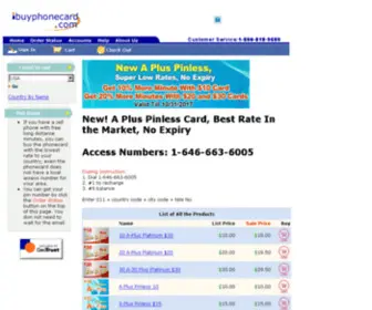 Ibuyphonecard.com(Product Page) Screenshot