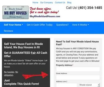 Ibuyrhodeislandhouses.com(Get Cash Offer Today) Screenshot