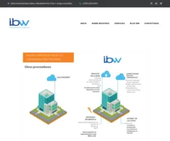 IBW.com.sv(IBW-El Salvador) Screenshot