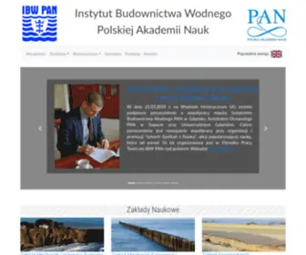 Ibwpan.gda.pl(Instytut Budownictwa Wodnego PAN w Gdańsku) Screenshot