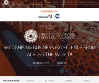 Ibxawards.com(International Business Exellence Awards 2020) Screenshot