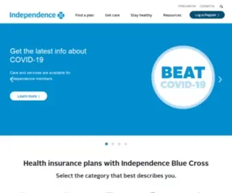 IBX.com(Independence Blue Cross (IBX)) Screenshot